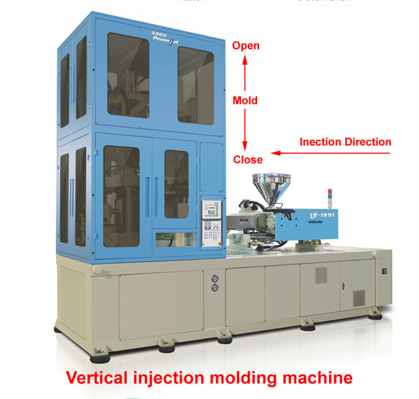 Vertical injection molding machine