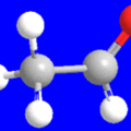 Acetaldehyde molecular structure